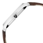 Titan Men's Classic Watch: Gradient Dial & Sleek Markings with Leather Strap (NS1802SL13)