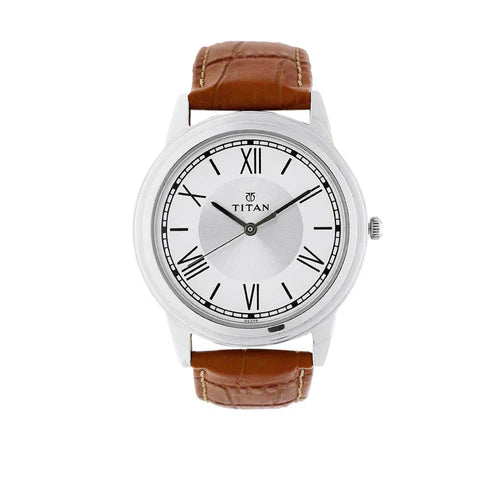 Titan Leather Belt Men's Watch - (1735SL01)