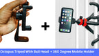 Combo! Octopus Tripod With Ball Head- Best For DSLR Or Smartphone Vlogging & Table Stand with mobile tripod