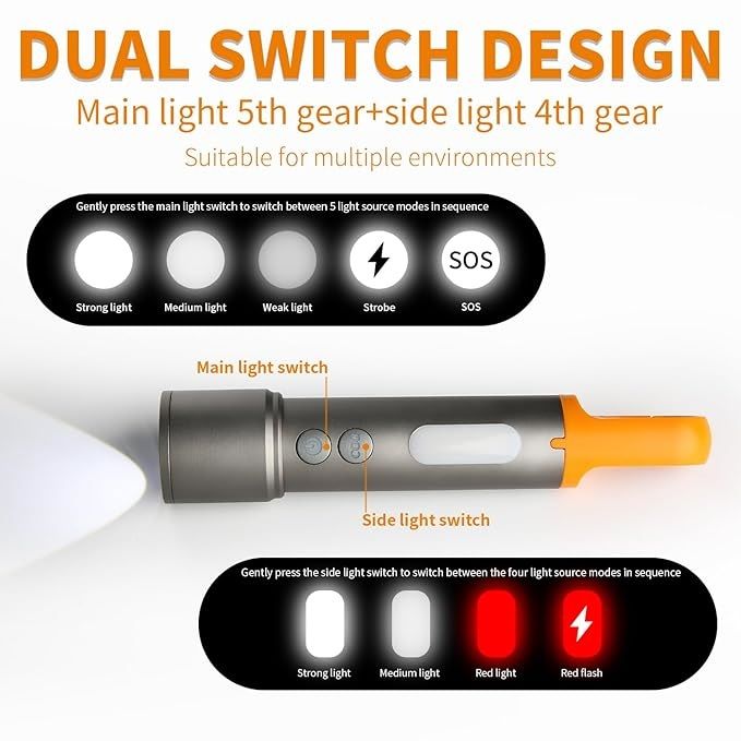 GearUP K57 dual switch design