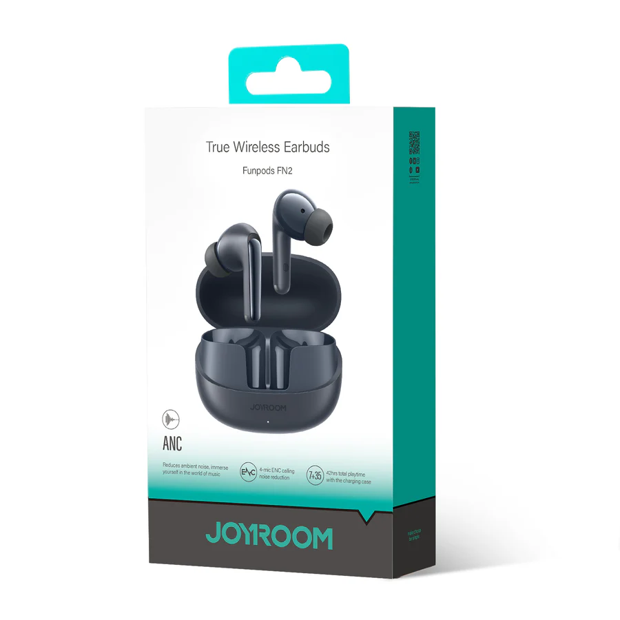 Joyroom JR-FN2 ANC True Wireless earphones-Black
