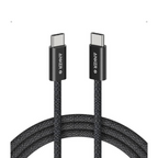 Anker Zolo 240W USB C to USB C Cable for iPhone 16 Series, MacBook & Android Phones - 1.5 Meter, Black Color