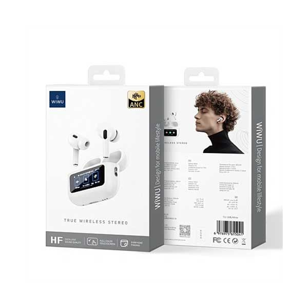 Wiwu T22 ANC Earbuds touchscreen case