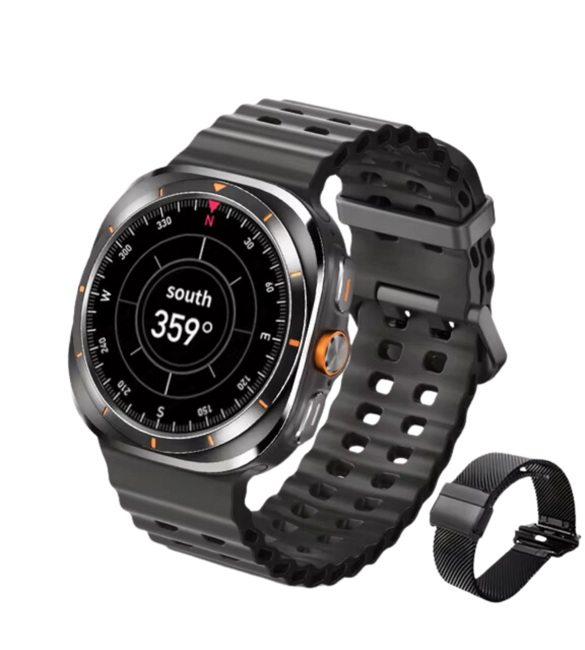 S7 Ultra Advanced Sports  Smart Watch - Black