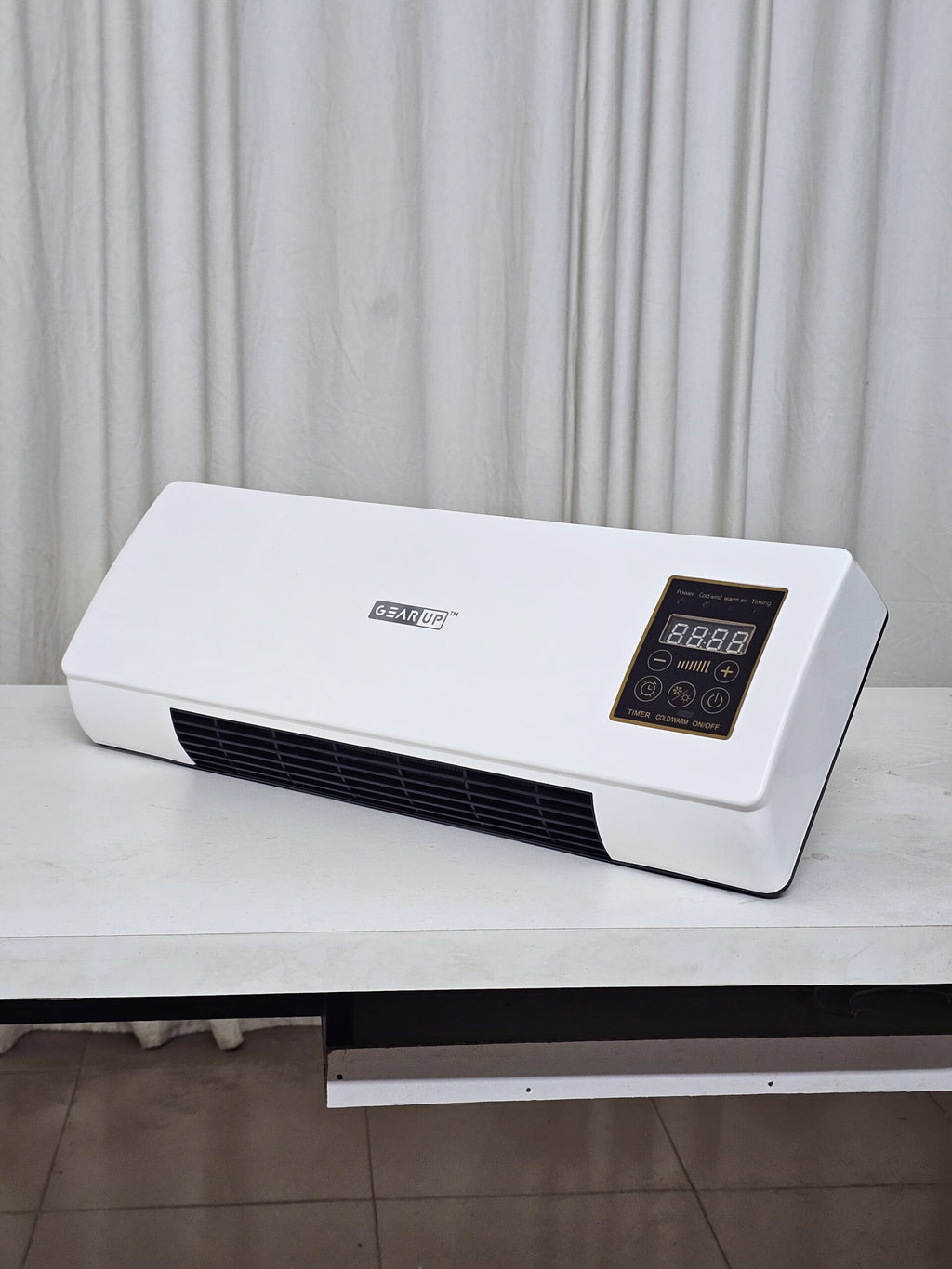 GearUP Remote Controlled AC Style Room Heater – 1800 Watts, Wall or Table Mount