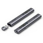 Vention Wireless Presentation Clicker with Red Laser Pointer - Gray