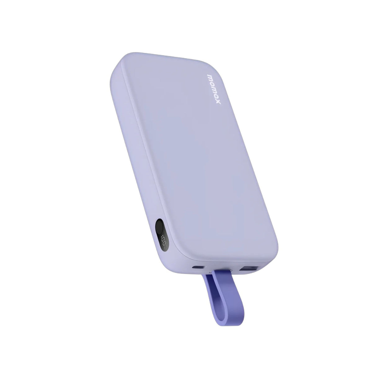 Momax PD5 20,000mAh 22.5W Power Bank with Type-C Cable - Purple