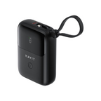 HAVIT PB5215 10000mAh Display Power Bank With Usb-C & Lightning Cable - Black