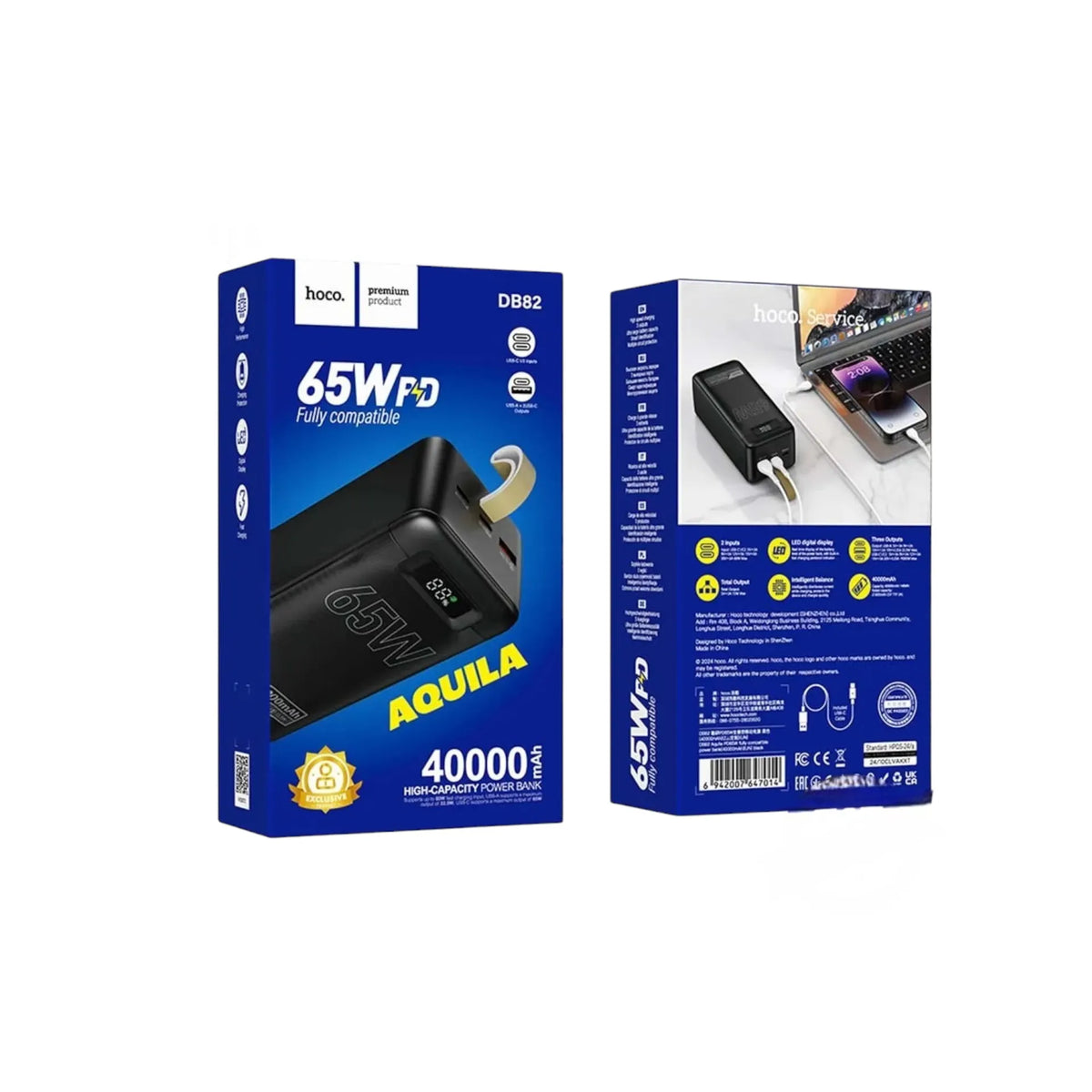 Hoco DB82 40,000mAh 65W Power Bank