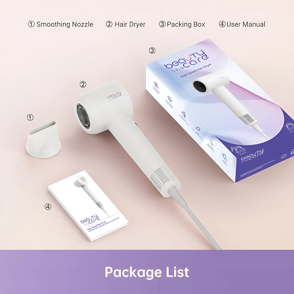 BeautySheCare AeroGlow High Speed Hair Dryer