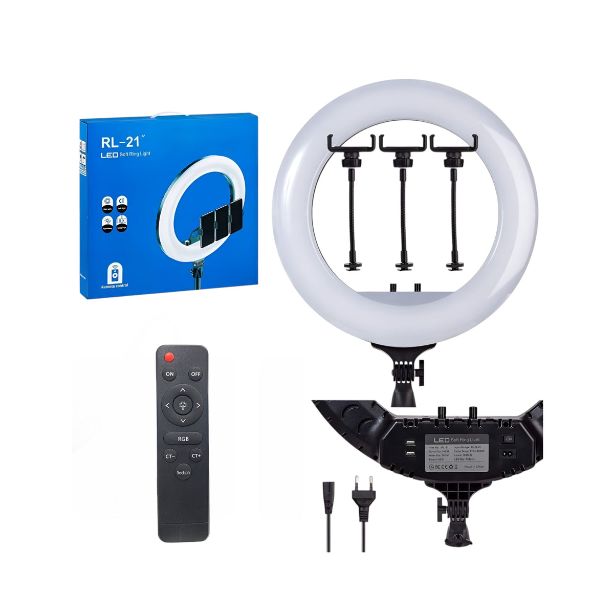 RL 21 LED Soft Ring Light without stand.