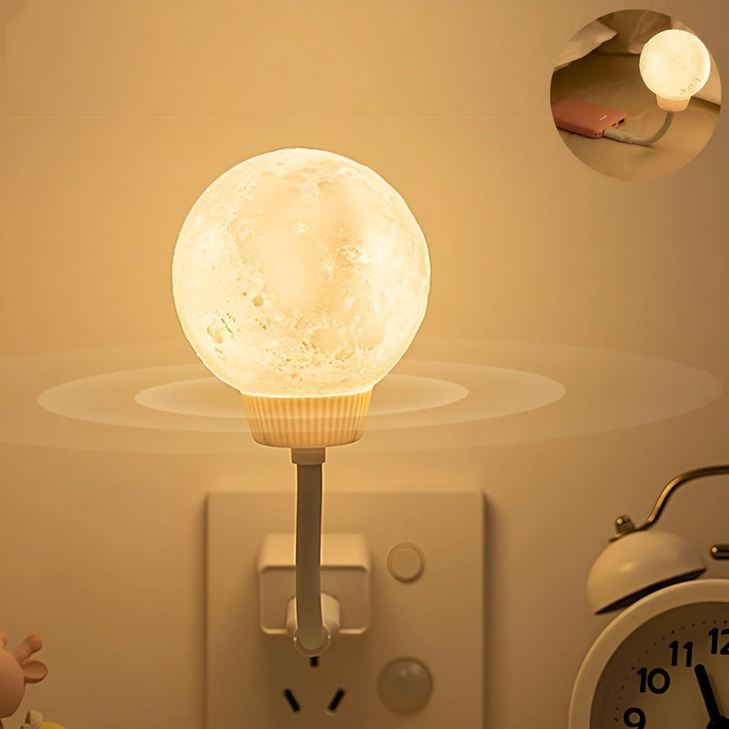 Moon Light Voice Controlled LED Lamp