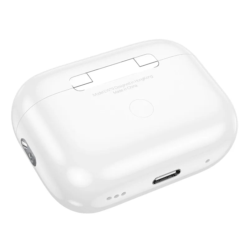 Hoco EW79 Bright ANC Touch Screen Bluetooth Earbuds - White