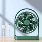 JISULIFE FA19 4000mAH USB Portable Rechargeable Fan - Green