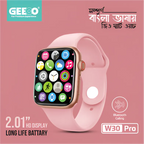 Geeoo W30 Pro Bluetooth Calling Smart watch - Pink