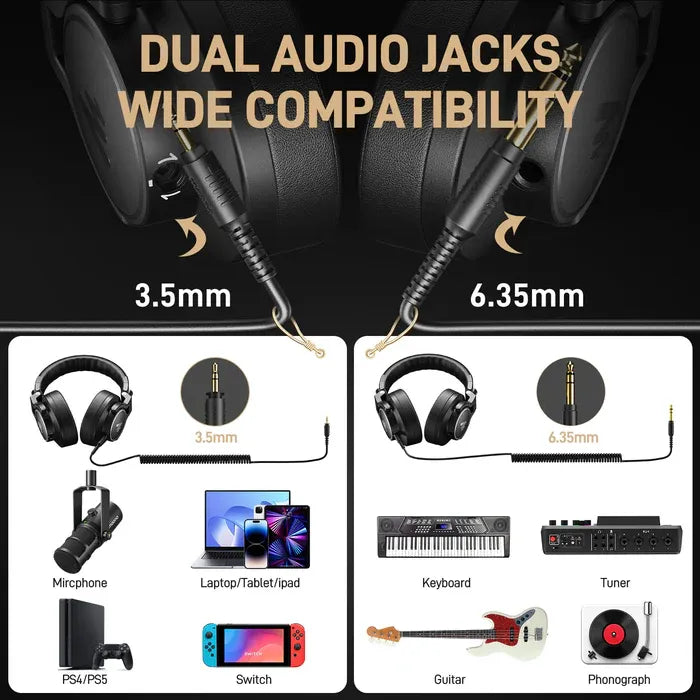 MAONO MH700 Monitoring Headphones - Brown