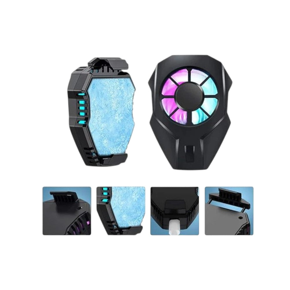 L01 Mobile Phone Radiator Cooler Fan - Black