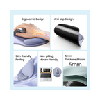 UGREEN LP668 Ergonomic Mouse Pad - Gray