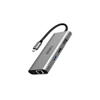 WiWU Alpha A11 in 1 USB Type C HUB - Gray