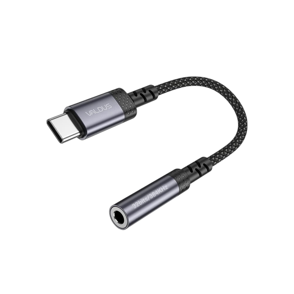 VALDUS CS32 USB-C to 3.5mm Audio Adapter Cable