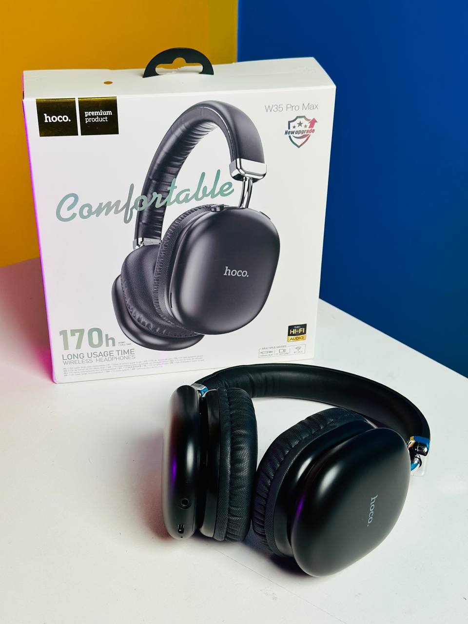 Hoco W35 Pro Max Wireless Headphone - Black