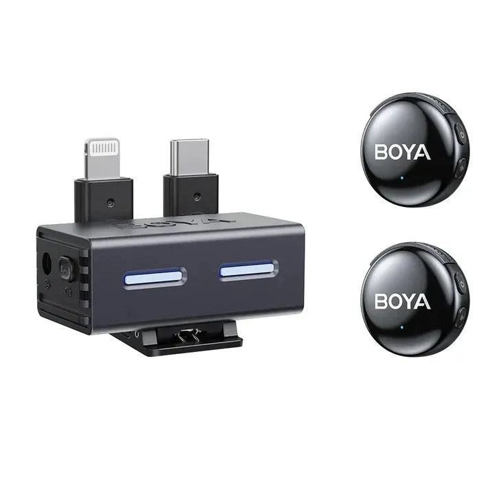BOYALINK 3 AI-Powered Button Sized Wireless Microphone