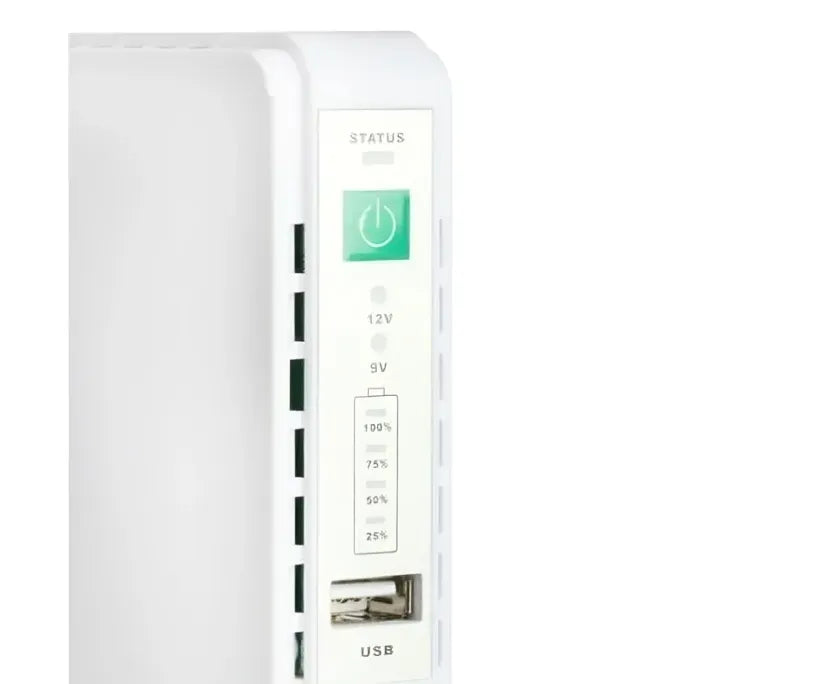 SKE POE 432P Mini DC UPS 25Watt 5v 9v 12v & PoE support 15/24v - 10400MAH