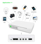 SKE POE 432P Mini DC UPS 25Watt 5v 9v 12v & PoE support 15/24v - 10400MAH