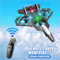 Remote Control Starfighter Drone Plane - Blue