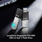 Lexar JumpDrive F35 Pro Fingerprint USB 3.2 Flash Drive - 256GB