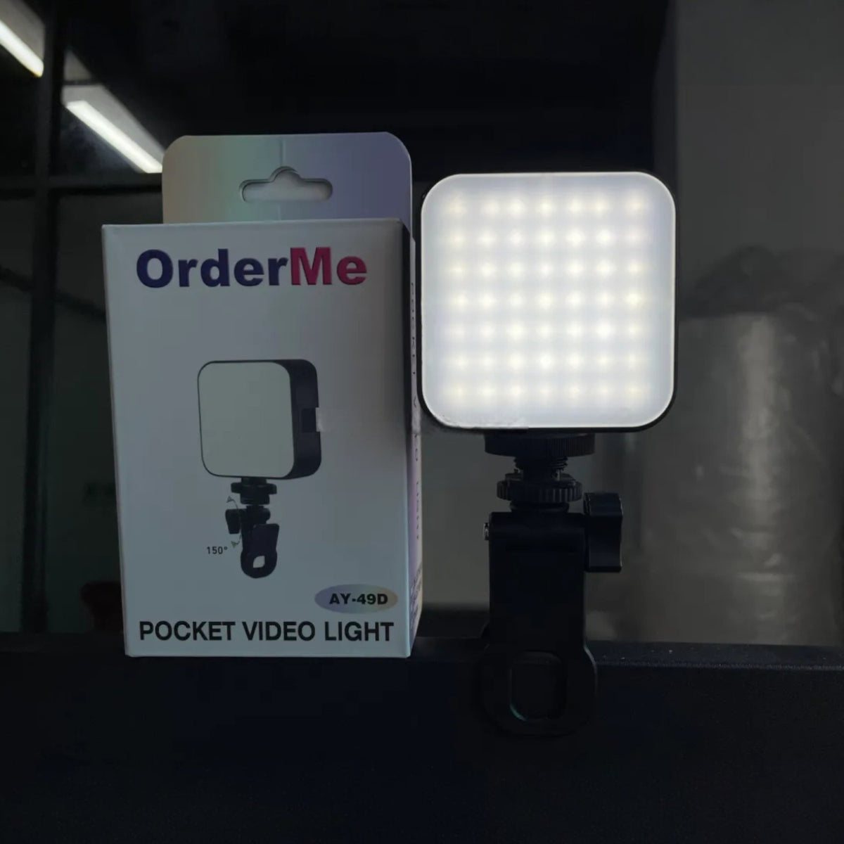OrderMe AY-49D Pocket Video Light for Laptop & Mobile