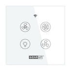 GearUP Wi-Fi Ceiling Fan Speed Controller & Light Switch — Smart TUYA / Smart Life App Control - (Without Remote)