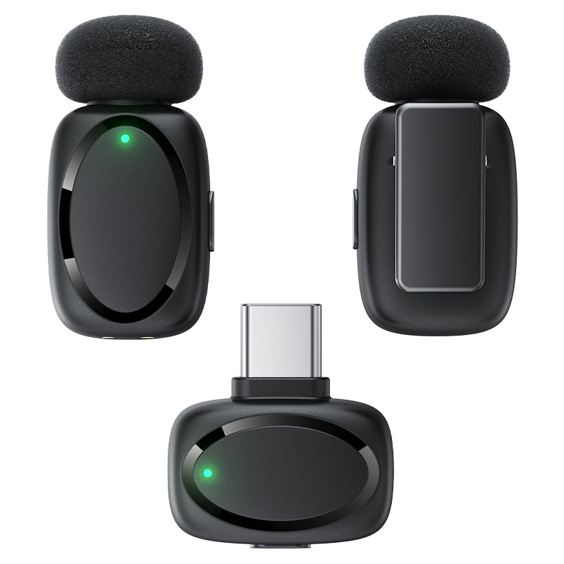 Acefast R2 Wireless Lavalier Microphone - Dual Mic