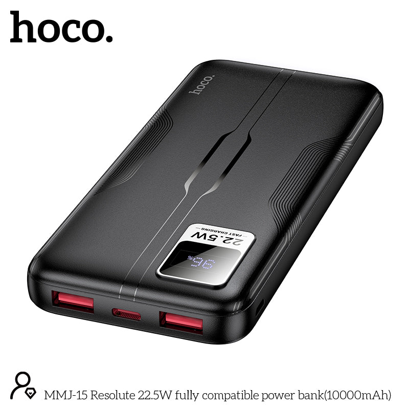 Hoco MMJ15 Resolute 22.5W Fast Charging Power Bank - 10000mAh