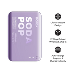 Momax 1-Power Pass Soda Pop Magnetic Wireless Power Bank 10000mah - Silver