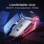 Inphic W2 Ⅱ Silent Wired Gaming Mouse - Black