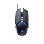 Inphic W2 Ⅱ Silent Wired Gaming Mouse - Black