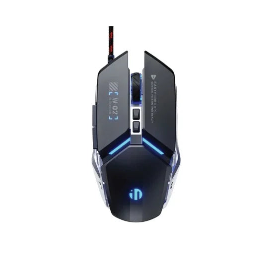 Inphic W2 Ⅱ Silent Wired Gaming Mouse - Black