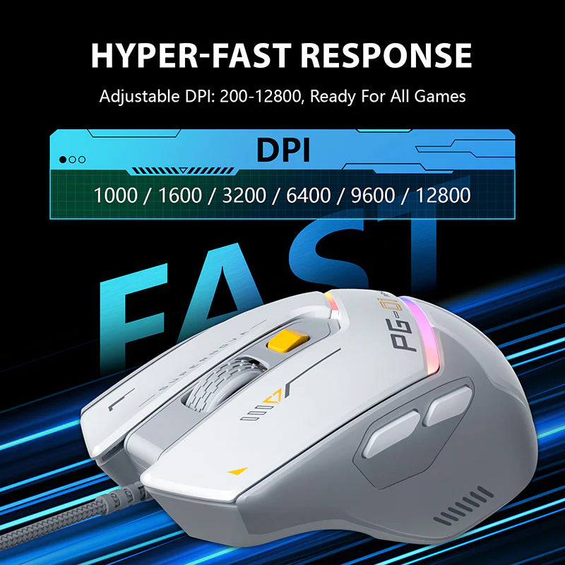 Inphic PG1 Wired and RGB Gaming Mouse