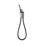 USAMS SJ784 U97 60W Type-C to Type-C Lanyard Fast Charging Data Cable (30cm)