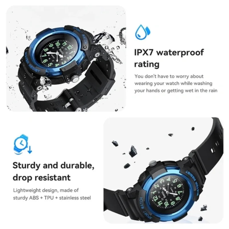 HOCO E112 Kids Quartz Watch with Smart Anti-Lost Tracker (Find My Network) - Black