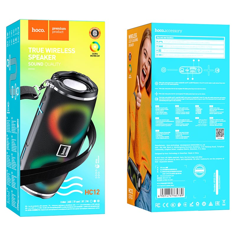 Hoco HC12 RGB Wireless Bluetooth Price in Bangladesh | SoundLoom