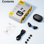 QCY HT07 ANC TWS Earbuds (Best Deal) - Black Color