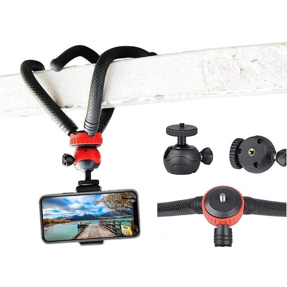 Combo! Octopus Tripod With Ball Head- Best For DSLR Or Smartphone Vlogging & Table Stand with mobile tripod