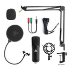 MAONO AU-A03 Condenser Microphone Professional Podcast Studio Microphone Audio 3.5mm Computer Mic For Live Streaming