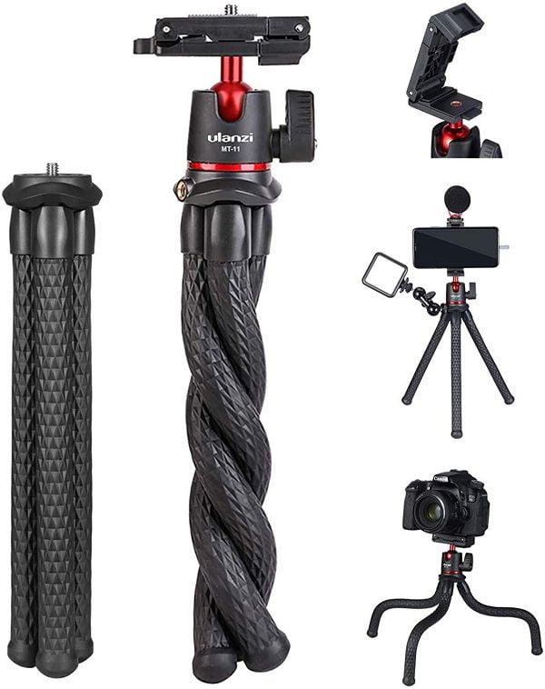 Ulanzi MT11 Octopus Tripod For DSLR Camera & Smartphones