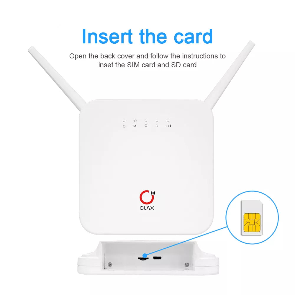 OLAX AX6 Pro 4G LTE Rechargeable WiFi Router
