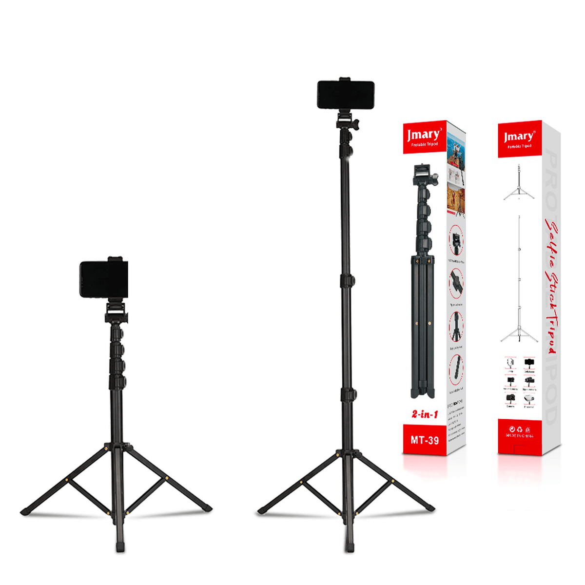 Jmary MT39 Tripod - Heavy Duty and Adjustable Tripod